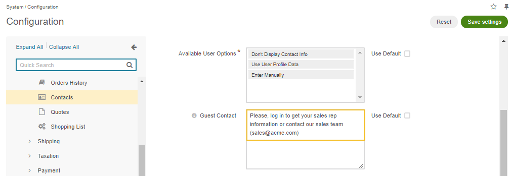 The mentioned text entered in the Guest Contact field