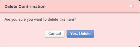 A sample of a dialog window
